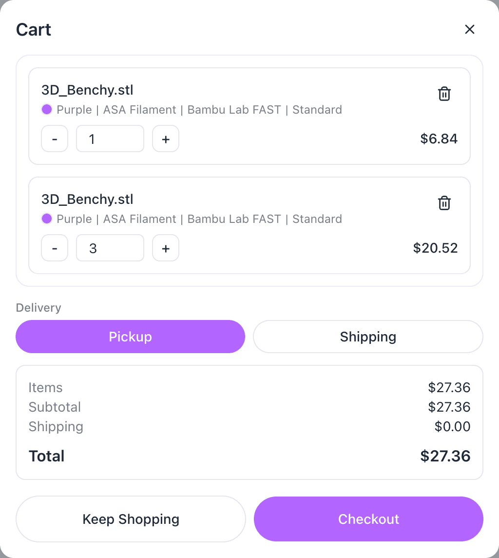 Cloud Slicer Widget Step 4